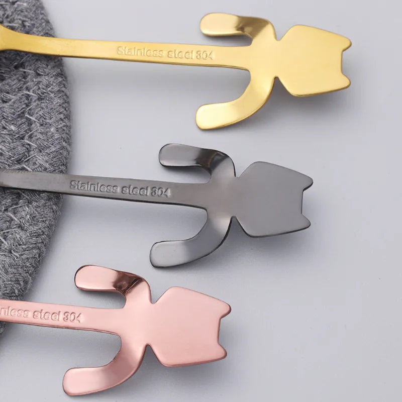 Mini Cute Cat Coffee Spoon Stainless Steel Teaspoon - Friends & Pets Co.