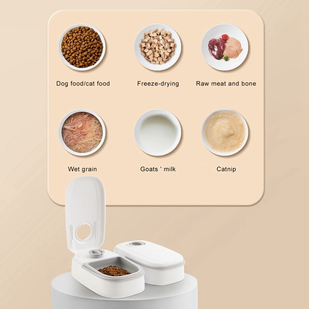  Smart Automatic Food Dispenser For Pets With A Timer - Friends & Co.